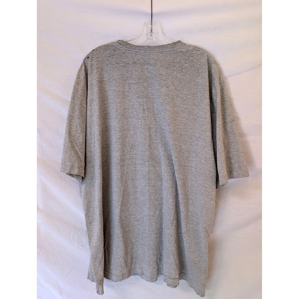 Thrashed Carhartt K87 Pocket Tee Gray 2XL Sun Faded Shredded Grunge Workwear - Picture 2 of 7